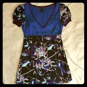 Blacklight reactive!! Custo Barcelona tunic dress